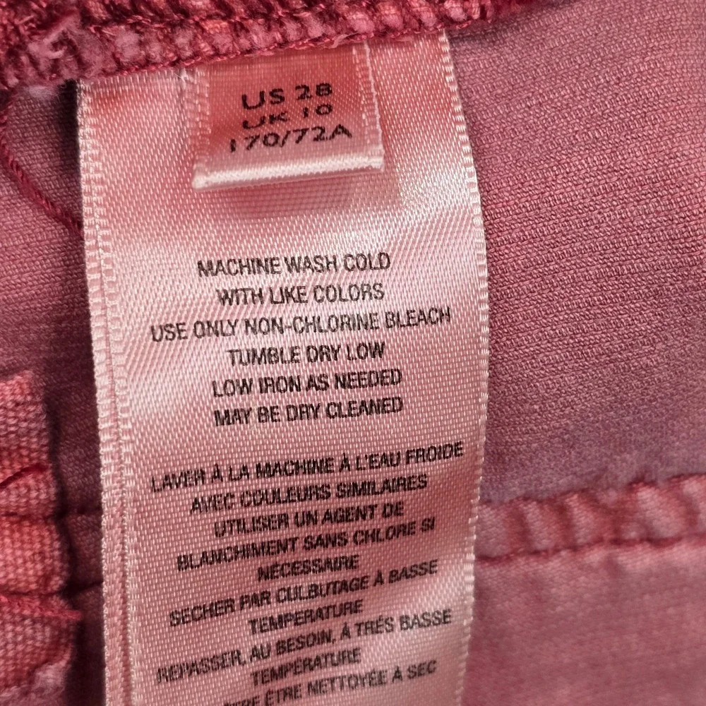 Free People We The Free‎ Pull-On Corduroy Flare Pants Rose Pink Size 28 OB910963
